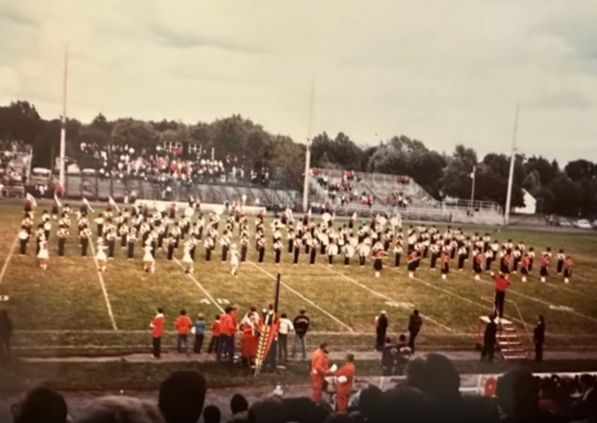 The North Canton High School band performs under  the direction of Mr. Robert McCleaster, who became band director in 1963  and remained so for 31 years.
