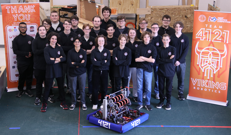 The Hoover Robotics team at their competition