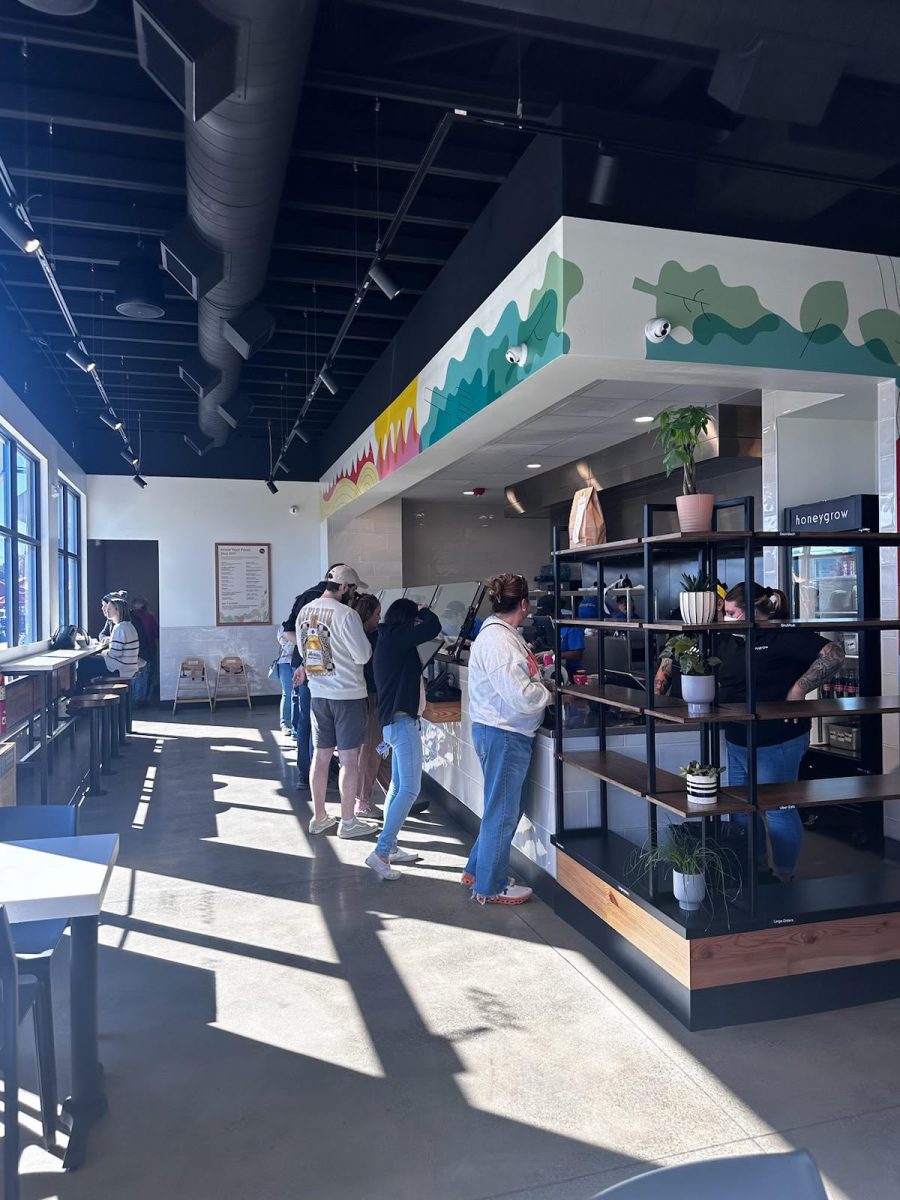 The inside of Honeygrow in Belden Village