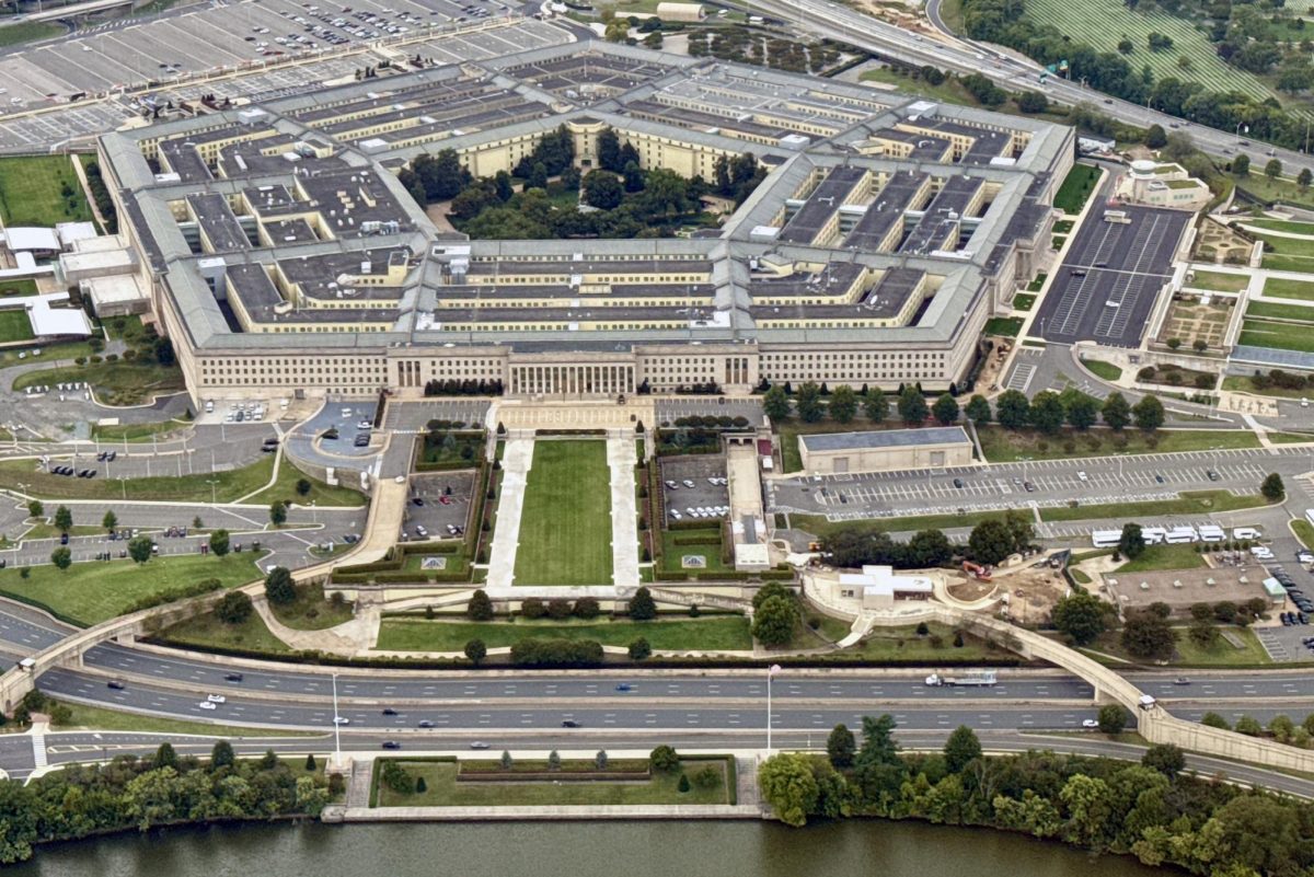 Aerial view of the Pentagon in Washington, D.C., on Sept. 20, 2025. 
(Daniel Slim/AFP/Getty Images/TNS)